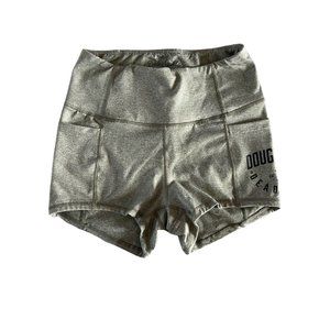 Doughnuts & Deadlifts DNDL Side Pocket Logo Shorts Scrunch Butt Detail Women’s S